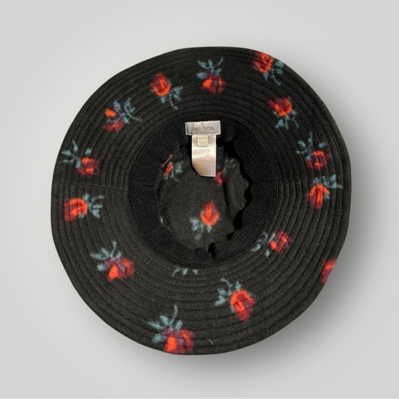 Brixton Dark Floral Hat - Picture 7 of 7